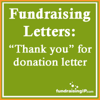thank you for donation letter