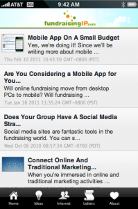 fundraising ideas mobile app