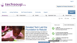 nonprofit resource - techsoup