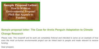 sample proposal letter