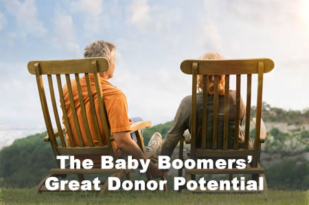 the baby boomers' great donor potential