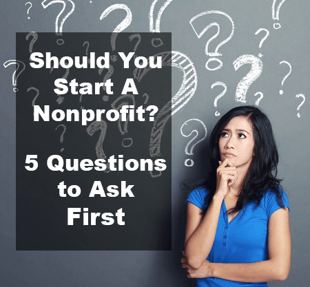 should you start a nonprofit