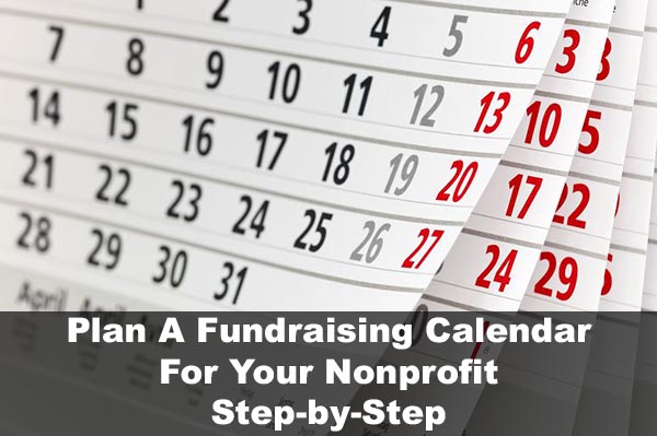 plan a fundraising calendar
