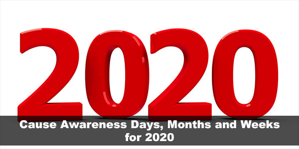 awareness dates 2020