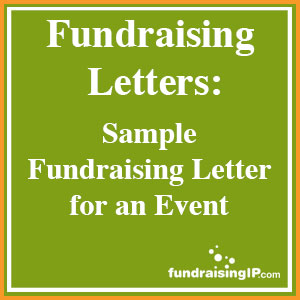 sample fundraising letter-event