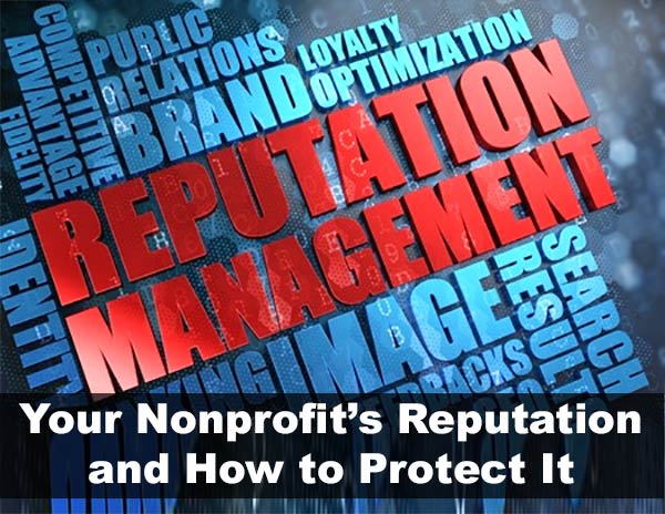 nonprofit reputation management - reputation management sign